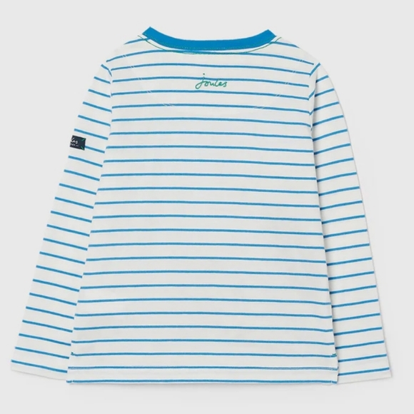 JOULES Chomp Long Sleeve Applique T-Shirt 7Y - Picture 2 of 5